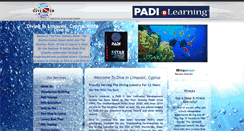 Desktop Screenshot of dive-in-limassol.com